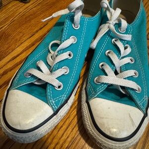Converse Turquoise Canvas Sneakers
